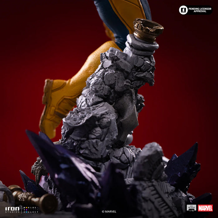 Iron Studios: Marvel X Men - Cyclops Guantelete del Infinito Diorama BDS Escala de Arte 1/10