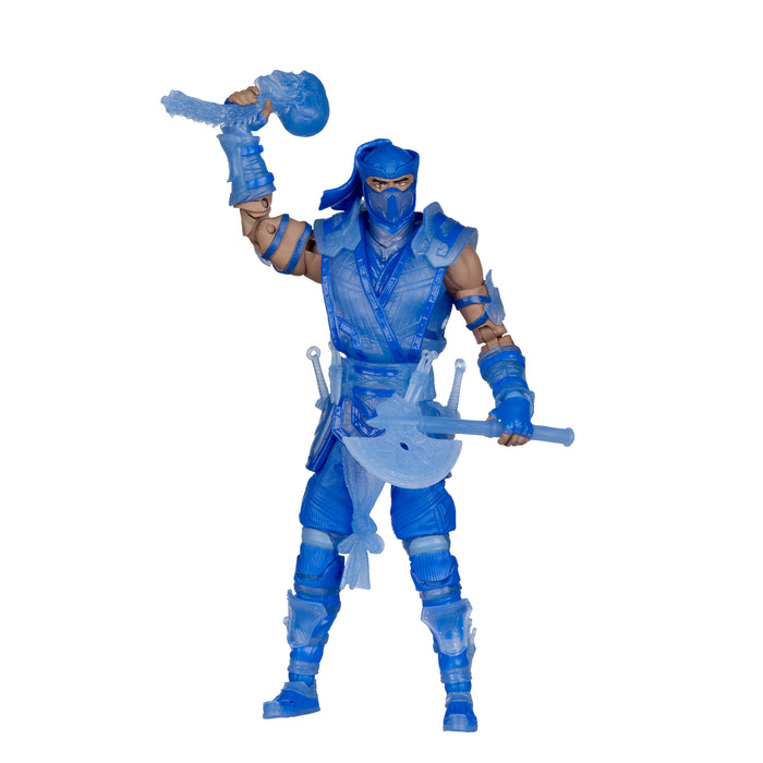 Mcfarlane Gitd Edition: Mortal Kombat 11 - Sub Zero Glow Gold Label 7 Pulgadas