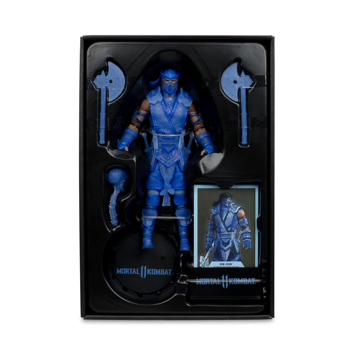 Mcfarlane Gitd Edition: Mortal Kombat 11 - Sub Zero Glow Gold Label 7 Pulgadas