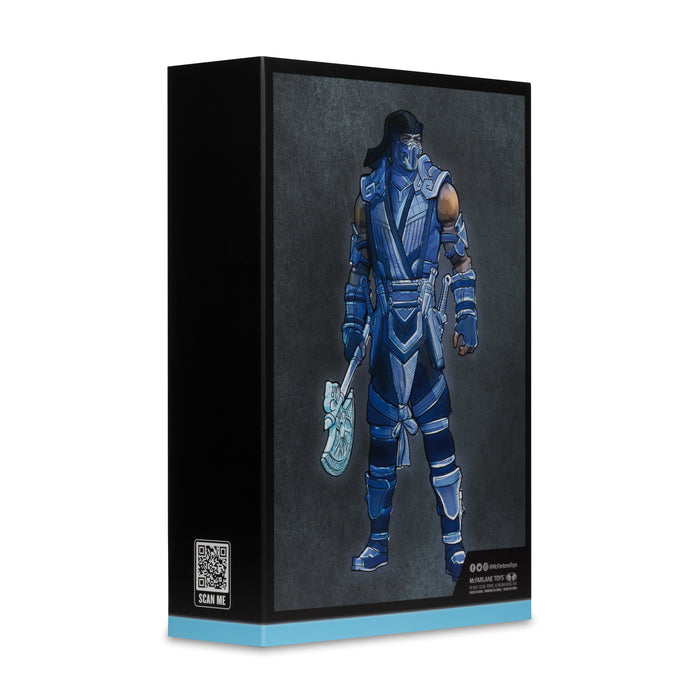 Mcfarlane Gitd Edition: Mortal Kombat 11 - Sub Zero Glow Gold Label 7 Pulgadas