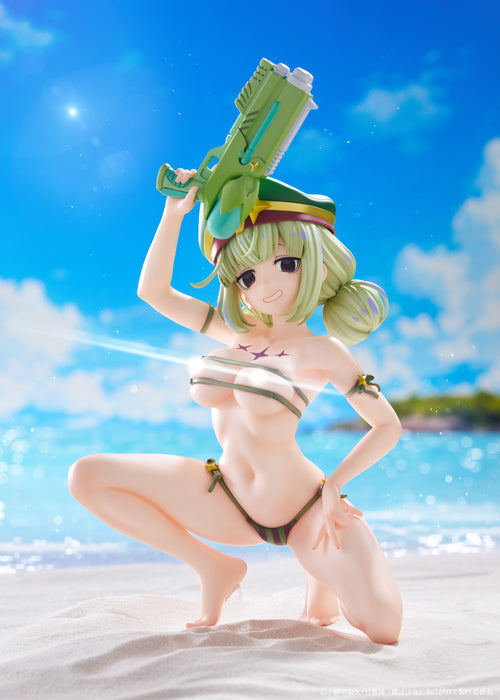 Kadokawa Scale Figure: Gushing Over Magical Girls - Leoparde Swimsuit Escala 1/6