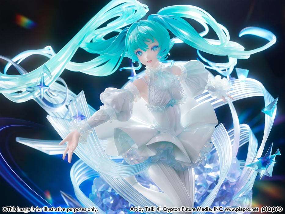Cyberz Scale Figure: Vocaloid - Hatsune Miku Crystal Dress Escala 1/7