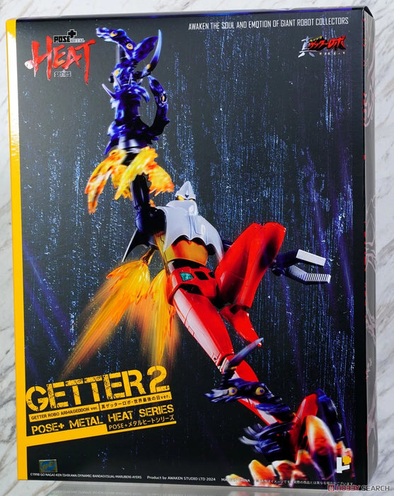 Awaken Studio Action Figure Pose+ Metal Series: Getter Robo Armageddon - Getter 2