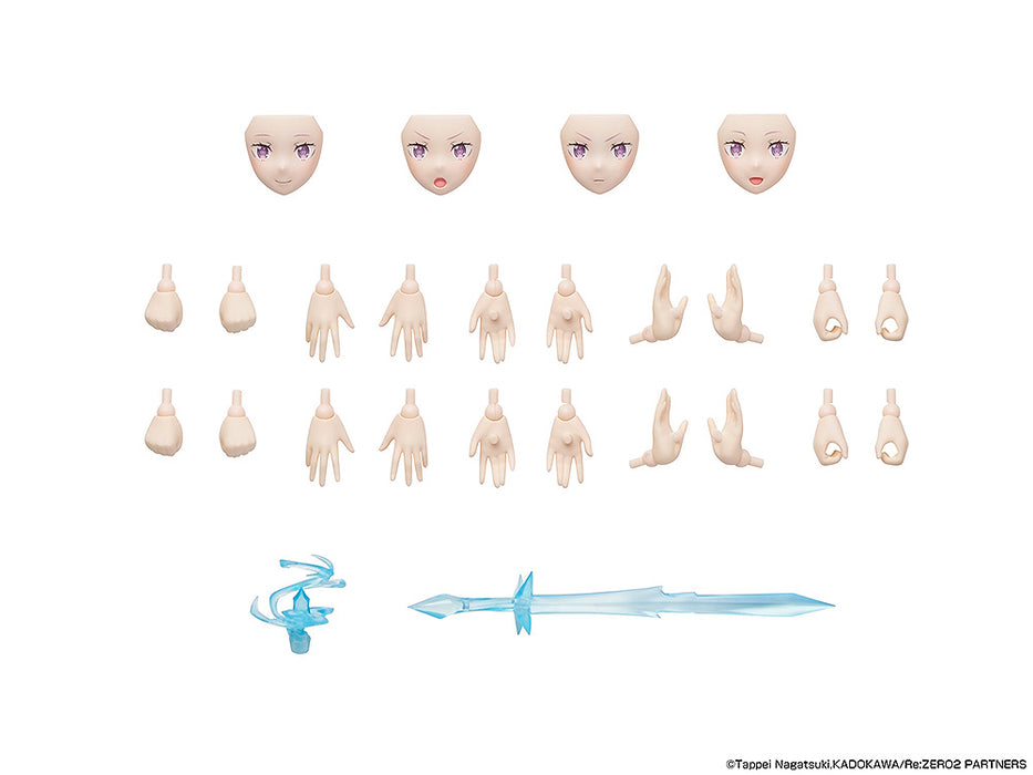 Kadokawa Model Kits: Re Zero Starting Life In Another World - Emilia Deluxe Kit De Plastico