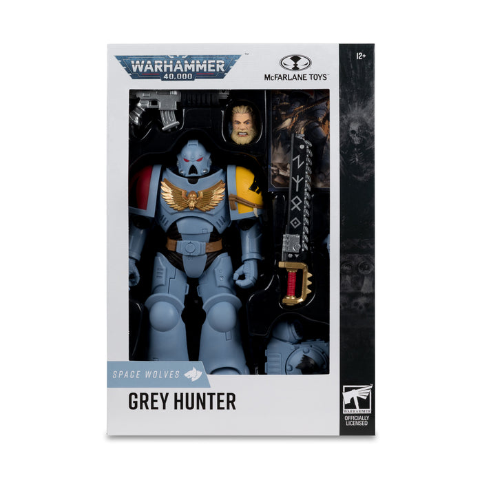 Mcfarlane Warhammer 40000: Space Wolves Grey Hunter 7 Pulgadas