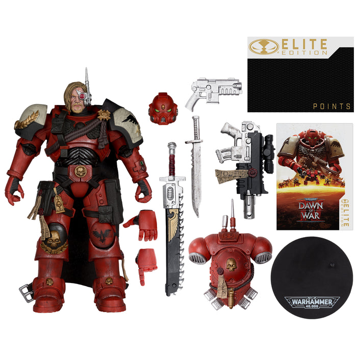 Mcfarlane Elite Edition: Warhammer Dawn Of War 4 - Captain Cyrus In Phobos Armor 7 Pulgadas