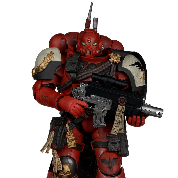 Mcfarlane Elite Edition: Warhammer Dawn Of War 4 - Captain Cyrus In Phobos Armor 7 Pulgadas