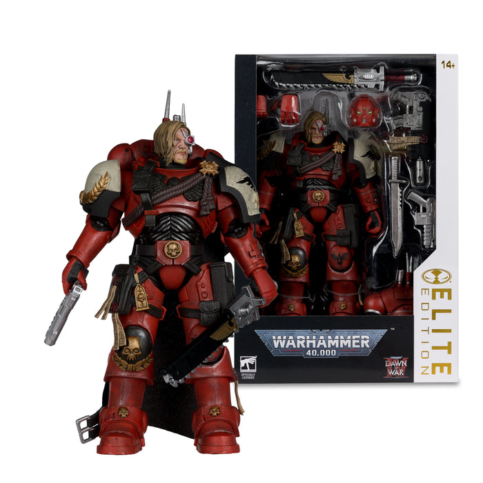 Mcfarlane Elite Edition: Warhammer Dawn Of War 4 - Captain Cyrus In Phobos Armor 7 Pulgadas