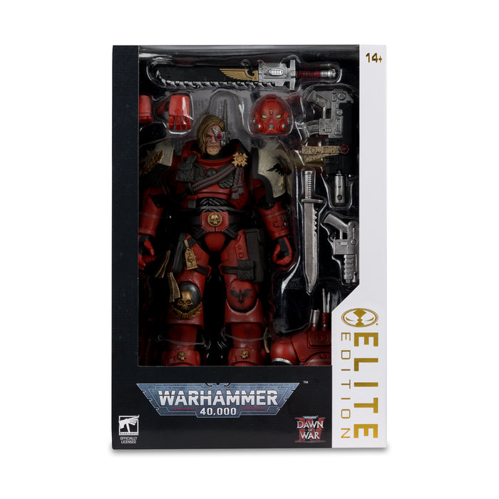 Mcfarlane Elite Edition: Warhammer Dawn Of War 4 - Captain Cyrus In Phobos Armor 7 Pulgadas