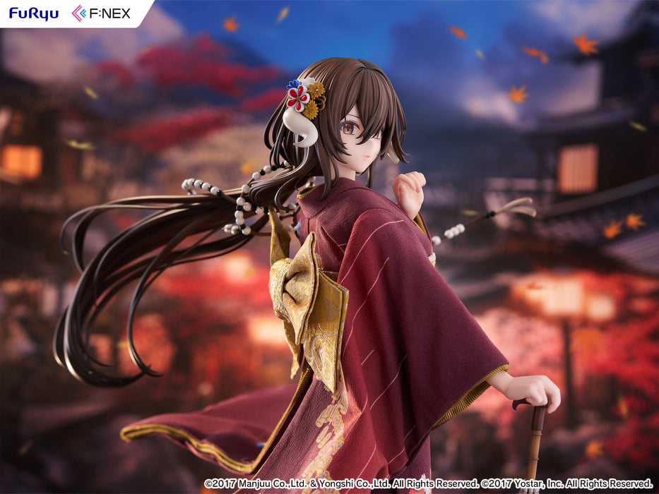 Furyu Scale Figure: Azur Lane - Mikasa Blue Flower Komachi Japanese Doll Escala 1/4