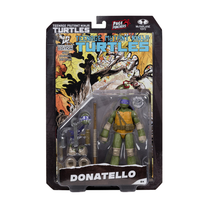 Mcfarlane Page Punchers: Tmnt Tortugas Ninja - Donatello Con Comic 5 Pulgadas