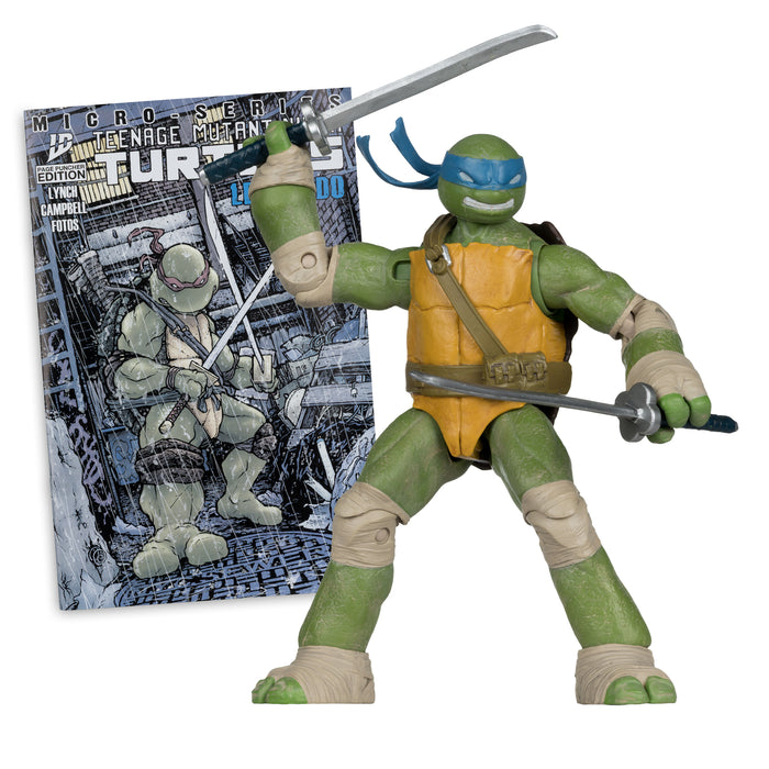 Mcfarlane Page Punchers: Tmnt Tortugas Ninja - Leonardo Con Comic 5 Pulgadas