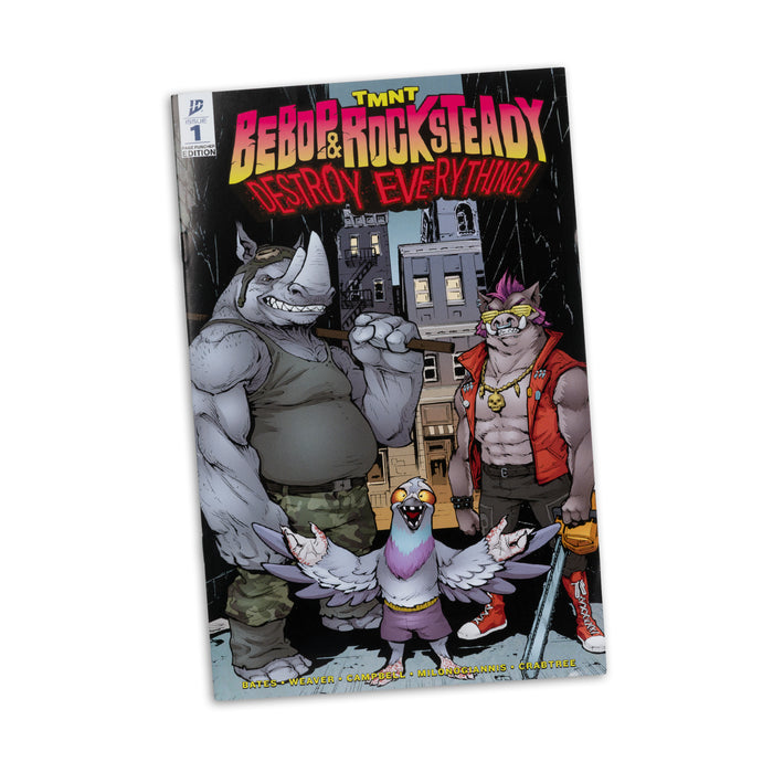 Mcfarlane Page Punchers: Tmnt Tortugas Ninja - Rocksteady 5 Pulgadas