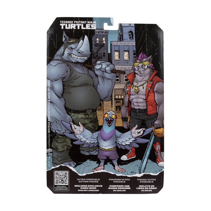 Mcfarlane Page Punchers: Tmnt Tortugas Ninja - Rocksteady 5 Pulgadas