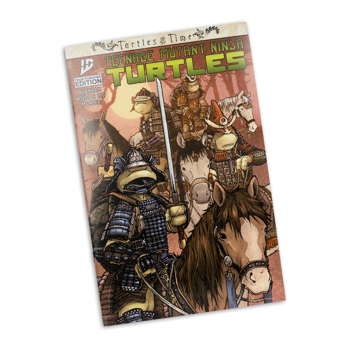 Mcfarlane Figure With Comic: Tmnt Tortugas Ninja - Leonardo Turtles In Time 5 Pulgadas Con Comic