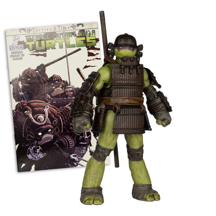 Mcfarlane Figure With Comic: Tmnt Tortugas Ninja - Donatello Turtles In Time 5 Pulgadas Con Comic