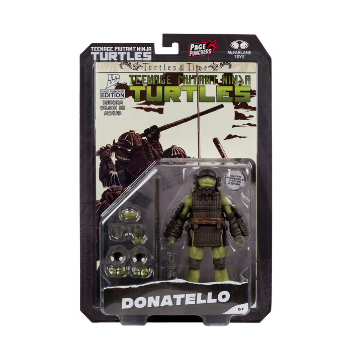 Mcfarlane Figure With Comic: Tmnt Tortugas Ninja - Donatello Turtles In Time 5 Pulgadas Con Comic