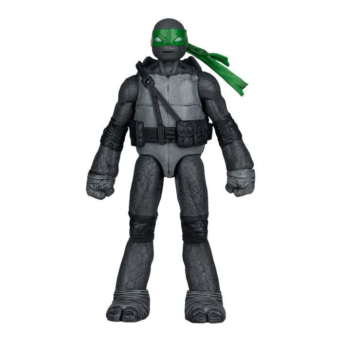 Mcfarlane Figure With Comic: Tmnt Tortugas Ninja - Donatello Black White & Green Variant 5 Pulgadas