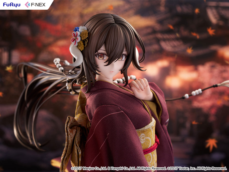 Furyu Scale Figure: Azur Lane - Mikasa Blue Flower Komachi Japanese Doll Escala 1/4