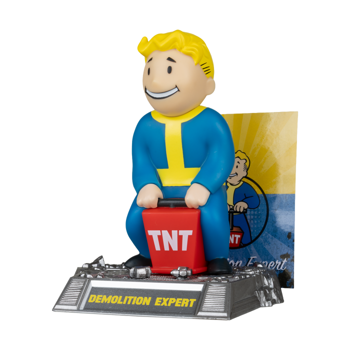 Mcfarlane Fallout Vault Boy: Experto en Demoliciones Figura posada 5 Pulagadas