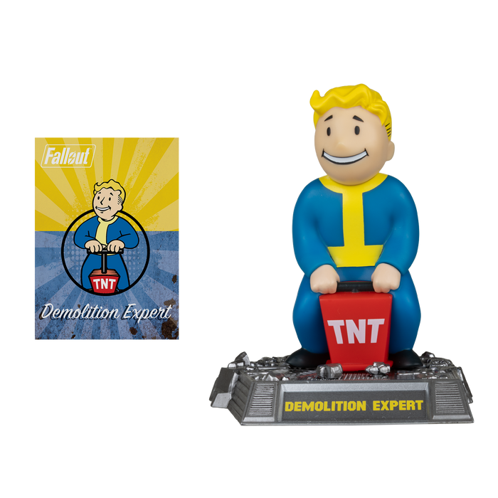 Mcfarlane Fallout Vault Boy: Experto en Demoliciones Figura posada 5 Pulagadas