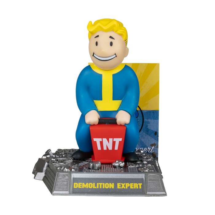 Mcfarlane Fallout Vault Boy: Experto en Demoliciones Figura posada 5 Pulagadas