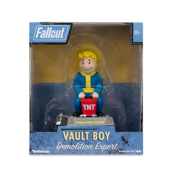Mcfarlane Fallout Vault Boy: Experto en Demoliciones Figura posada 5 Pulagadas
