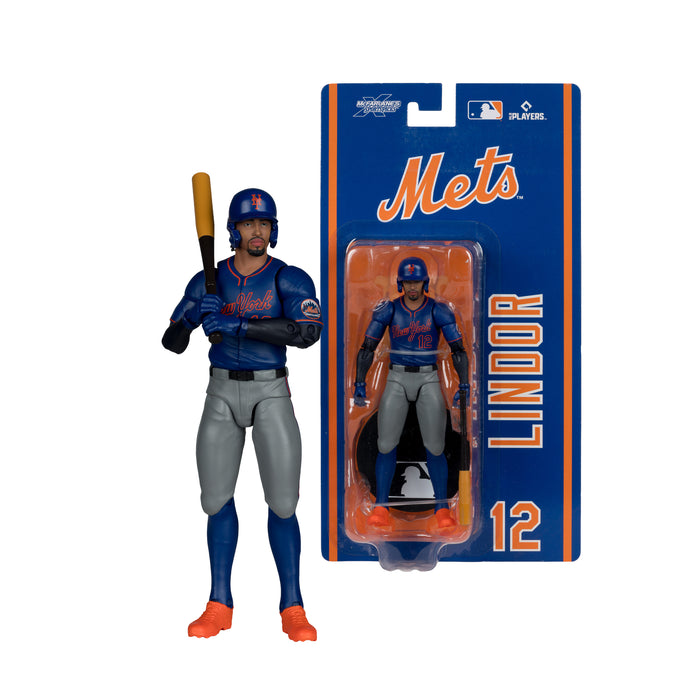 Mcfarlane Mlb Articulated Figures: Mets - Francisco Lindor 6 Pulgadas