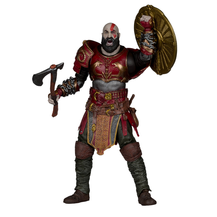 Mcfarlane Elite Edition: God Of War - Kratos Con Armadura De Ares 7 Pulgadas