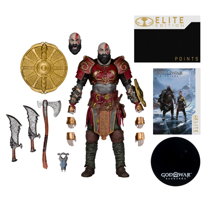 Mcfarlane Elite Edition: God Of War - Kratos Con Armadura De Ares 7 Pulgadas