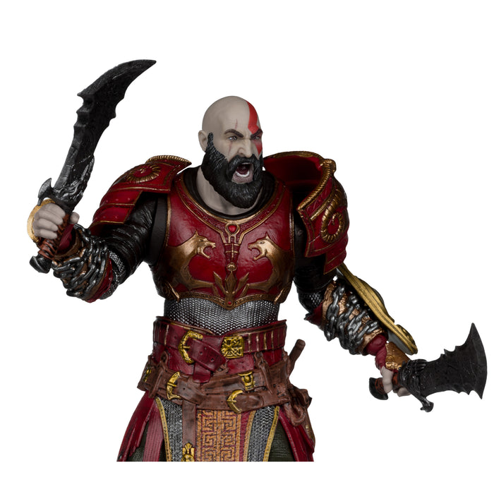 Mcfarlane Elite Edition: God Of War - Kratos Con Armadura De Ares 7 Pulgadas