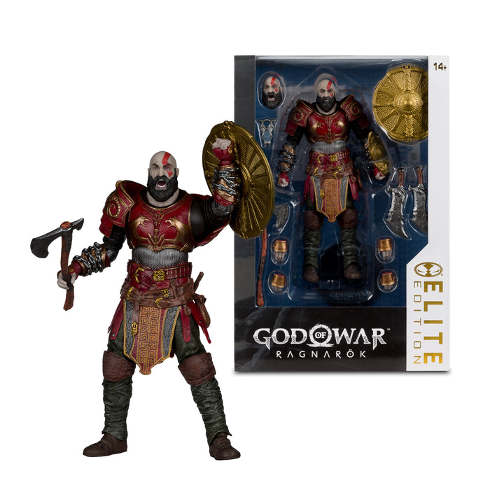 Mcfarlane Elite Edition: God Of War - Kratos Con Armadura De Ares 7 Pulgadas