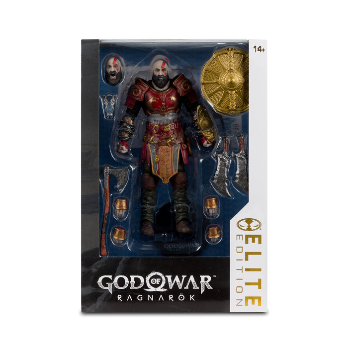 Mcfarlane Elite Edition: God Of War - Kratos Con Armadura De Ares 7 Pulgadas