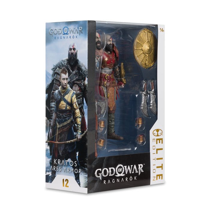 Mcfarlane Elite Edition: God Of War - Kratos Con Armadura De Ares 7 Pulgadas