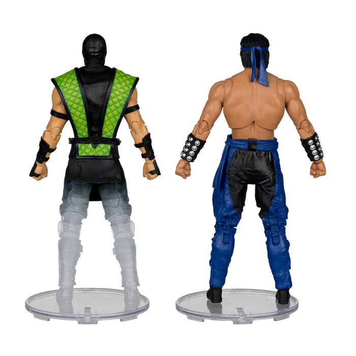 Mcfarlane: Mortal Kombat Klassic - Liu Kang Vs Reptile Deluxe 2 Pack 7 Pulgadas