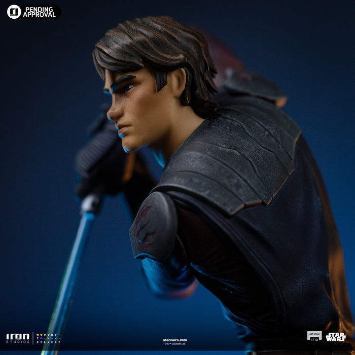 IRON Studios: Star Wars Clone Wars - Anakin Skywalker Escala De Arte 1/10