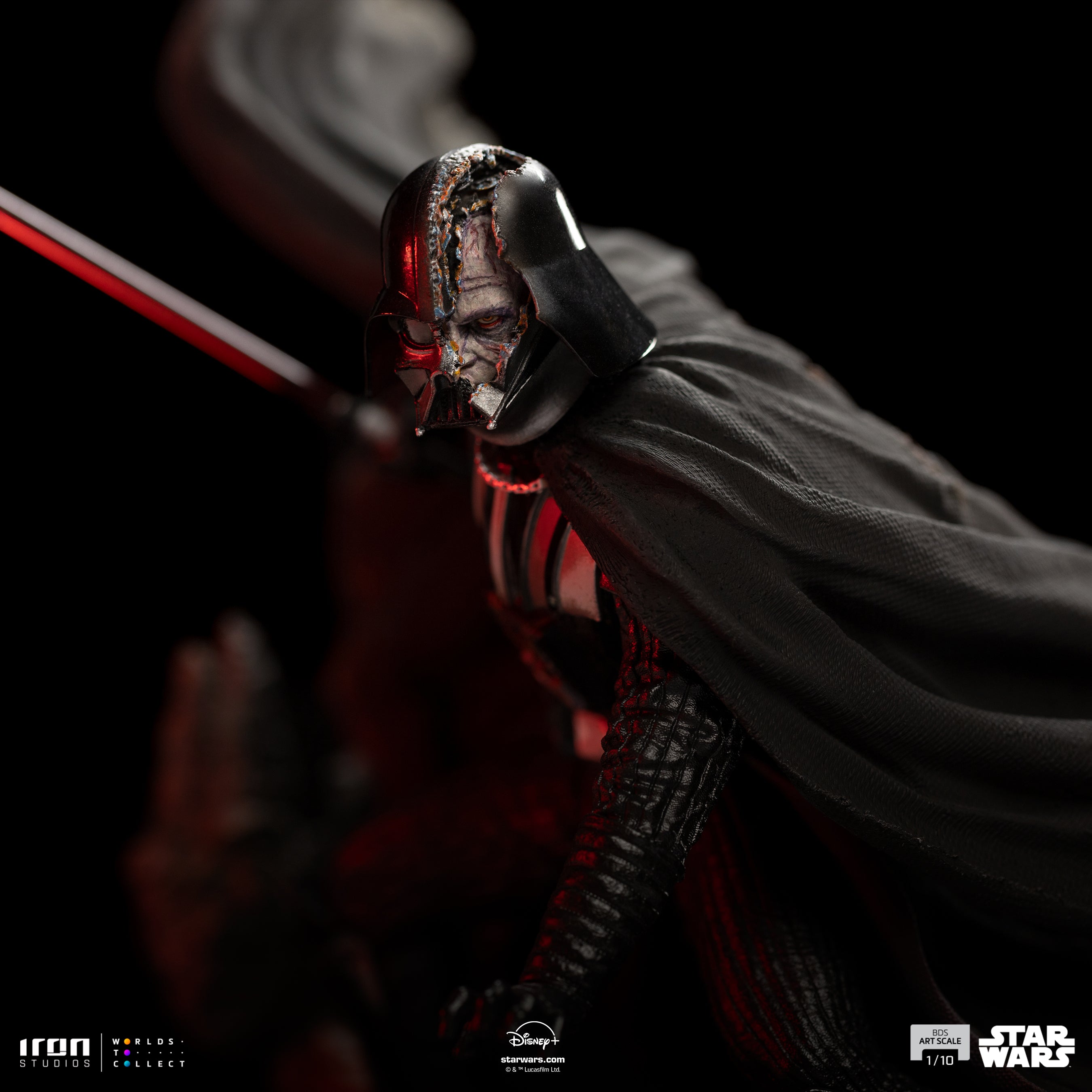IRON Studios: Star Wars Obiwan Kenobi - Darth Vader BDS Escala De Arte 1/10