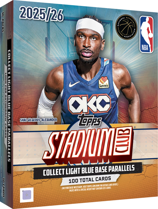 Topps: 2025 NBA Stadium Club basketball - Mega Box