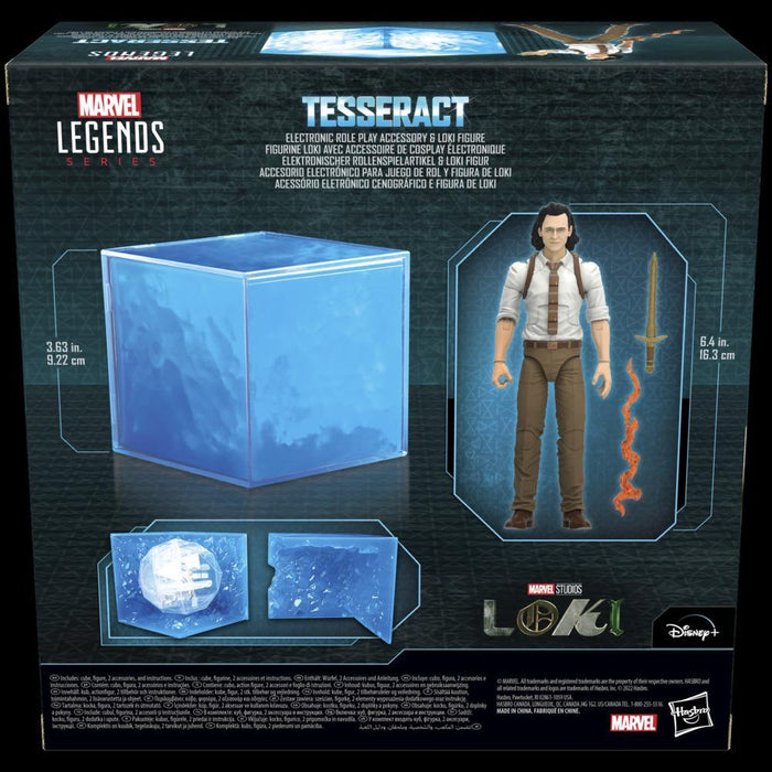 Marvel Legends Series: Cubo Cosmico Electronico y Figura De Loki