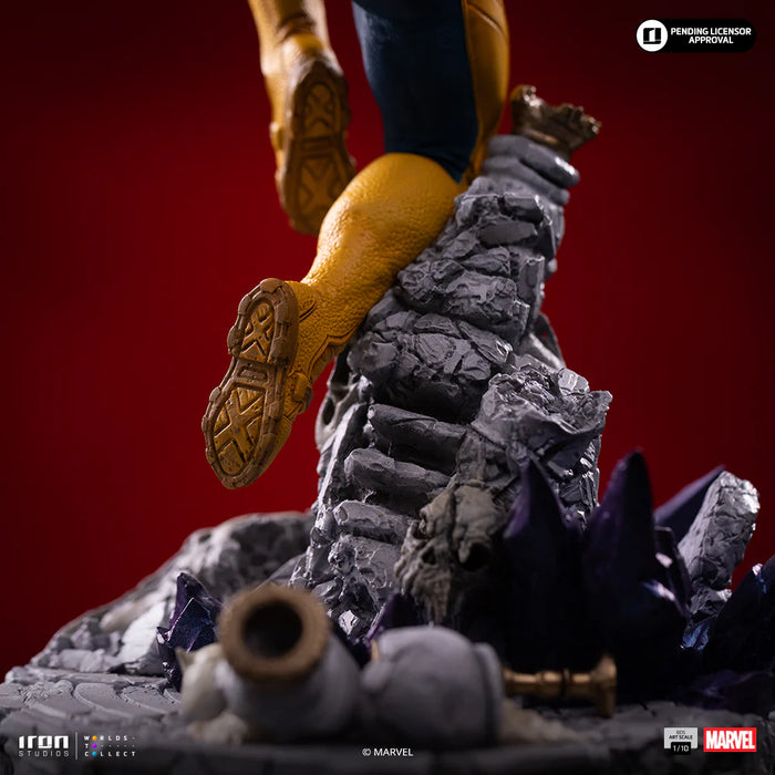 Iron Studios: Marvel X Men - Cyclops Guantelete del Infinito Diorama BDS Escala de Arte 1/10