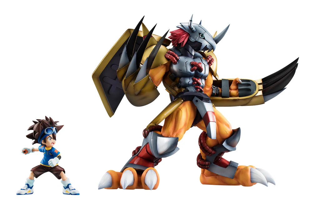 Megahouse Figures Precious Gem Series: Digimon Adventure - Wargreymon Y Taichi Yagami