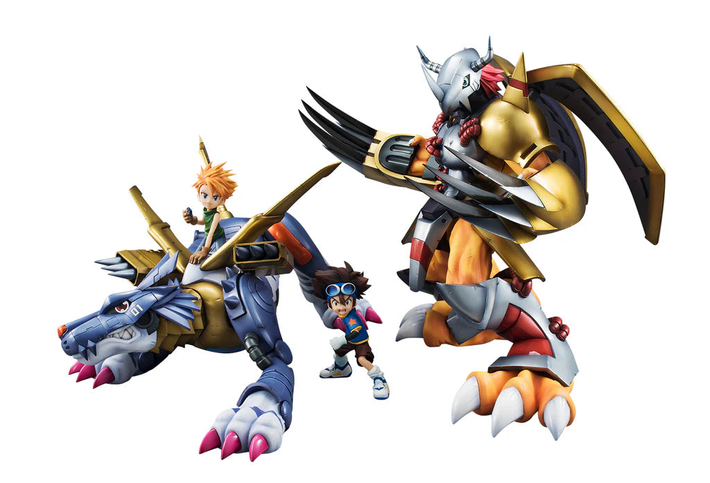 Megahouse Figures Precious Gem Series: Digimon Adventure - Wargreymon Y Taichi Yagami