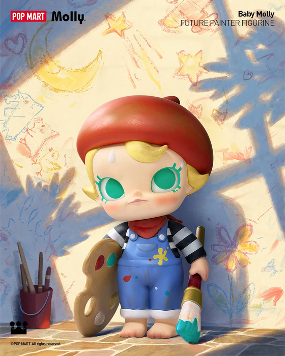 POP MART: Baby Molly - Future Painter Figurine