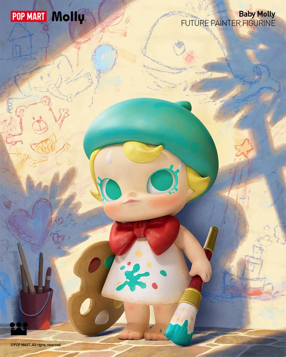 POP MART: Baby Molly - Future Painter Figurine