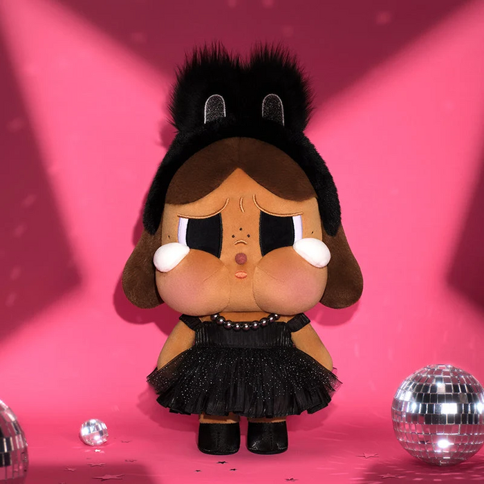 POP MART: CRYBABY - SHINY SHINY SERIES Plush Doll Black