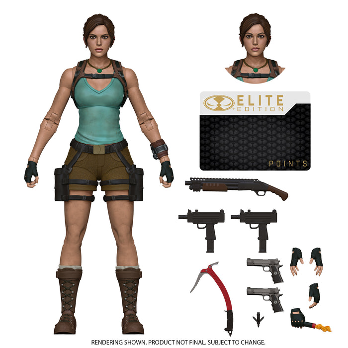 Mcfarlane Elite Edition Deluxe: Tomb Raider Legacy Of Atlantis - Lara Croft 7 Pulgadas