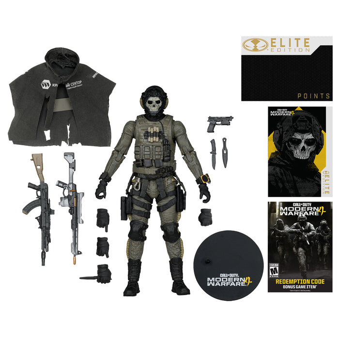 Mcfarlane Elite Edition: Call Of Duty Modern Warfare - Ghost Deluxe 7 Pulgadas