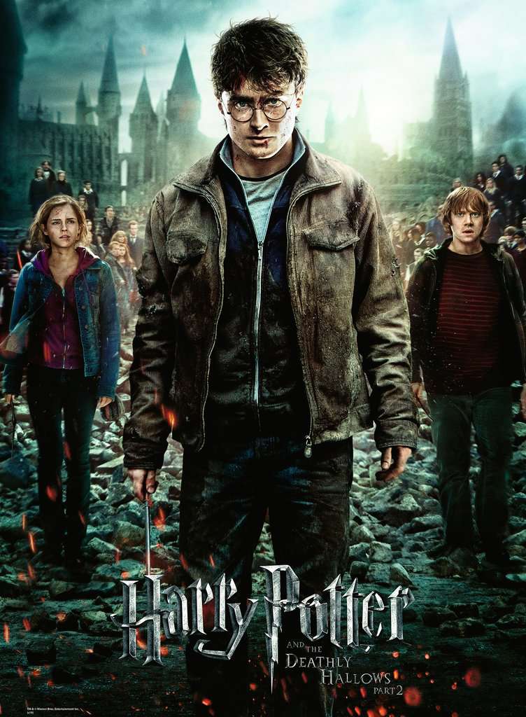 Ravensburger Rompecabezas: Harry Potter - Poster Las Reliquias de la Muerte Parte 2 XXL 300 piezas