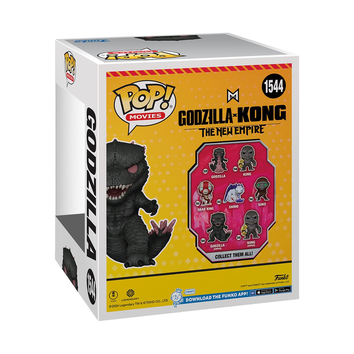 Funko Pop Super: Godzilla x Kong The New Empire 2024 - Godzilla 6 Pulgadas