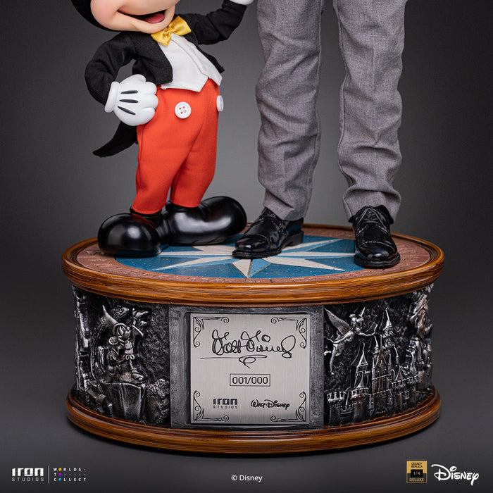 Iron Studios: Clasicos de Disney - Walt Disney y Mickey Mouse Legacy Replica 1/4